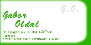 gabor oldal business card